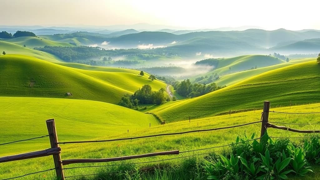 Eastern Kentucky rolling hills