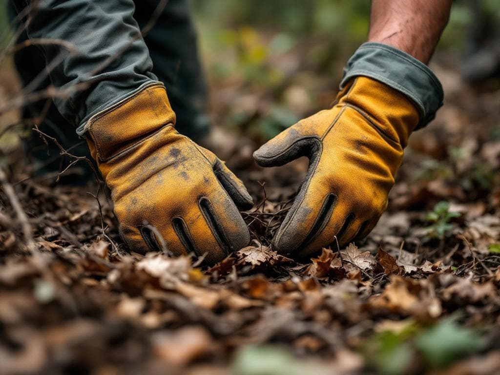 Detail of garden work
